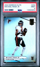Load image into Gallery viewer, Michael Penix Jr. - 2024 Donruss Elite - Rookie Card #202 - /999 - Graded PSA 9