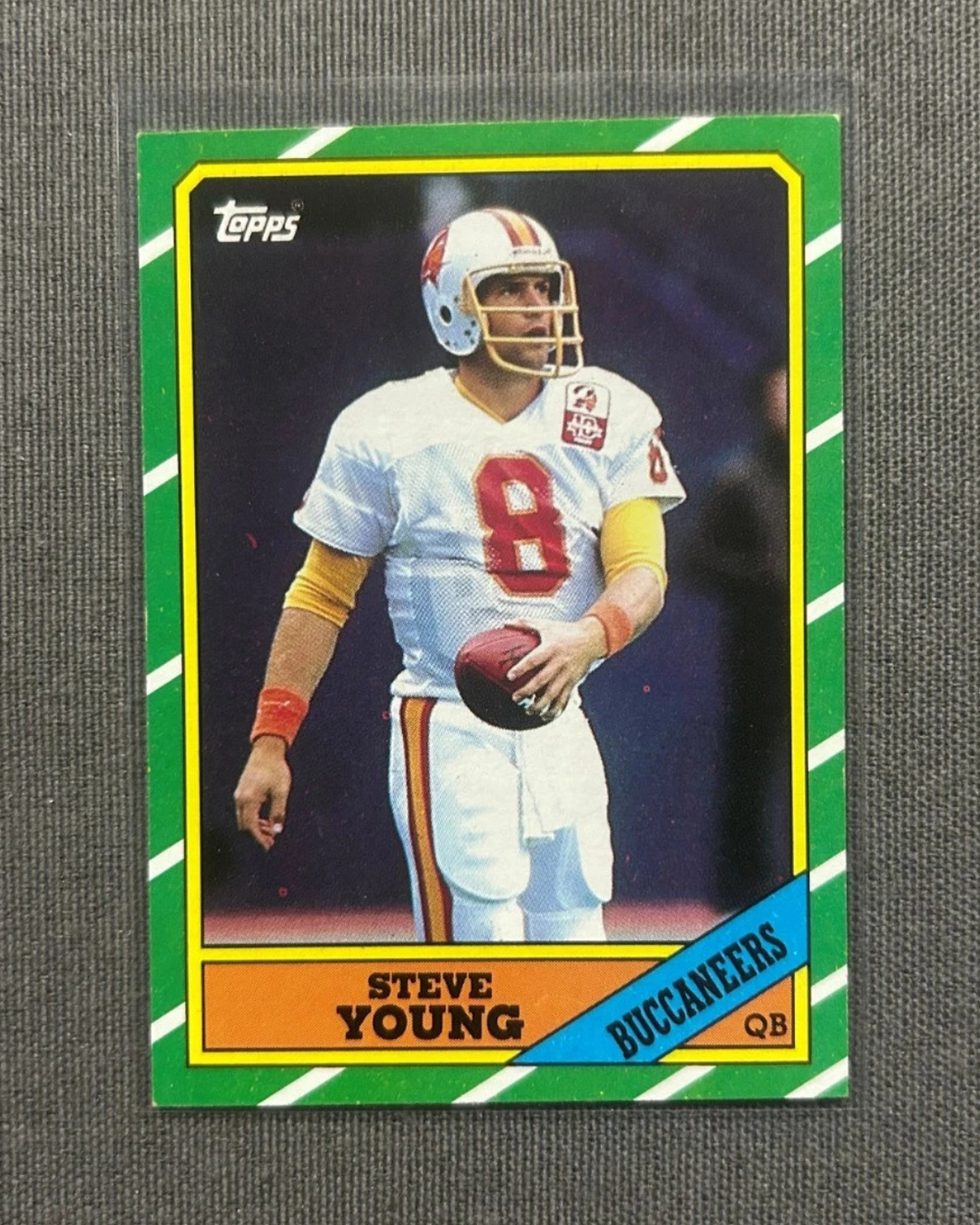 1986 Topps Football - Steve Young Rookie Card #374 - San Francisco 49ers - HOF