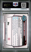 Load image into Gallery viewer, Cam Ward - 2022 Bowman University - Chrome Pros. Pink Refractor Rookie Card #34 - Graded PSA 10