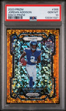 Load image into Gallery viewer, Jordan Addison - Disco Prizm Rookie Card #368 - Graded PSA 10 GEM