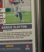 Load image into Gallery viewer, Darius Slayton - 2019 Panini Contenders Optic Football - Autograph Blue -  Rookie Card #108 - Graded PSA 10 GEM