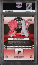 Load image into Gallery viewer, Drake London - 2022 Mosaic - Reactive Orange - Rookie Card #312 - Graded PSA 9