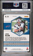 Load image into Gallery viewer, Josh Allen - 2021 Mosaic - Reactive Blue - Card #26 - Graded PSA 9