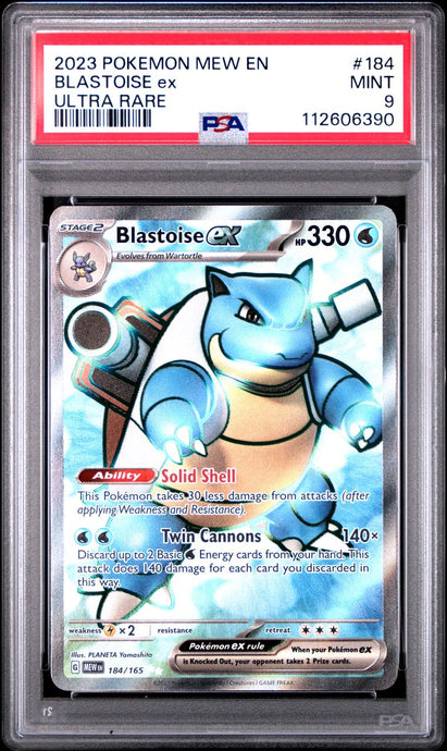 2023 POKEMON MEW EN-151 | ULTRA RARE #184 BLASTOISE EX