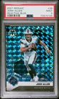 Load image into Gallery viewer, 2021 Panini Mosaic - Josh Allen Reactive Blue - Card #26 - PSA 9 - Buffalo Bills