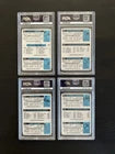 Load image into Gallery viewer, 1980 TOPPS BASKETBALL CARD PANEL LOT - 4 PSA GRADED CARDS - Dr. J/Kareem/Malone+
