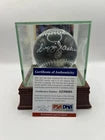 Load image into Gallery viewer, Reggie Jackson Autograph Crystal Baseball with Quality Display Case PSA/DNA COA