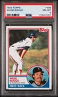 Load image into Gallery viewer, 1983 Topps Baseball - Wade Boggs Rookie Card #498 - Boston Red Sox - PSA 8 - HOF