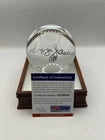 Load image into Gallery viewer, Reggie Jackson Autograph Crystal Baseball with Quality Display Case PSA/DNA COA