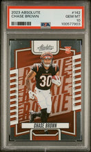Load image into Gallery viewer, Chase Brown - 2023 Absolute Football - Rookie Card #142 - Graded PSA 10